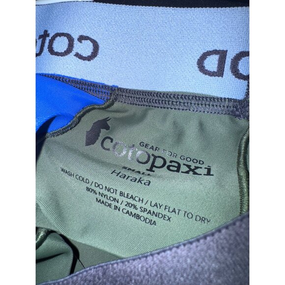 Cotopaxi Haraka Tights Size Small NWOT Running 4 Way Stretch Blue Gray - Picture 4 of 8